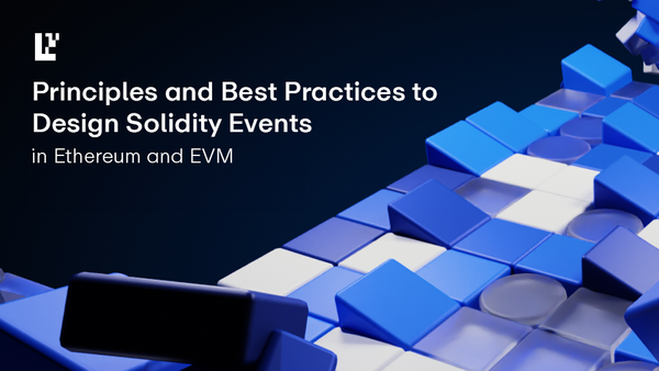 Principles and Best Practices to Design Solidity Events in Ethereum and EVM